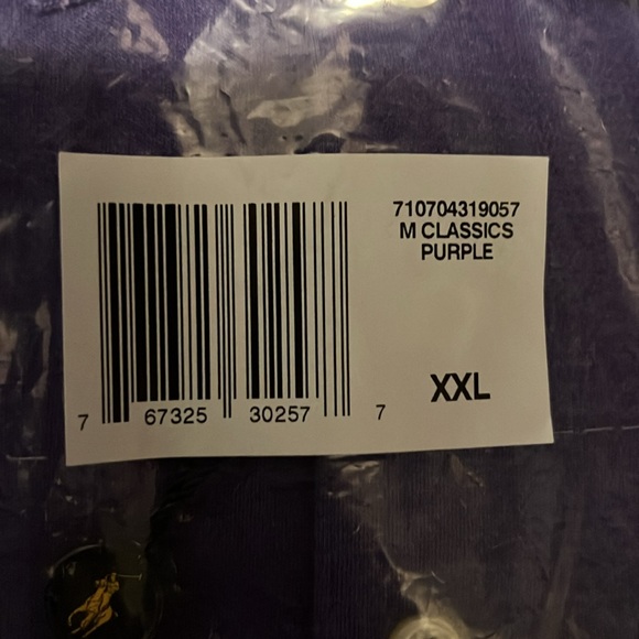 New with Tag Recent Polo Ralph Lauren Men's 100% Cotton Purple T-Shirt XL, XXl - Picture 9 of 11